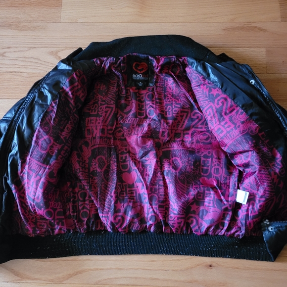 Eco Red Winter Jacket sz Medium Woman - Picture 4 of 7